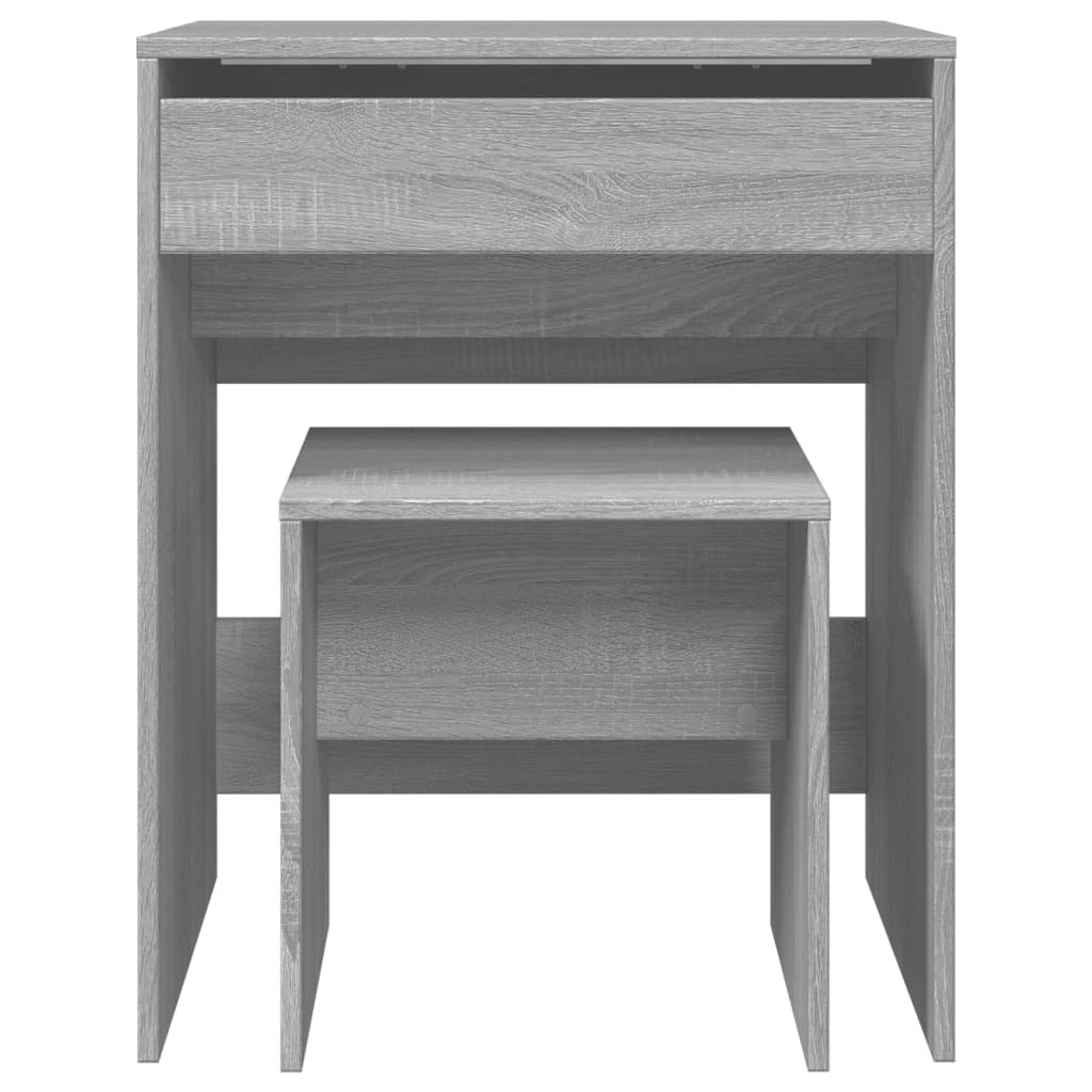 Dressing Table And Stool 60X40X113.5 Cm